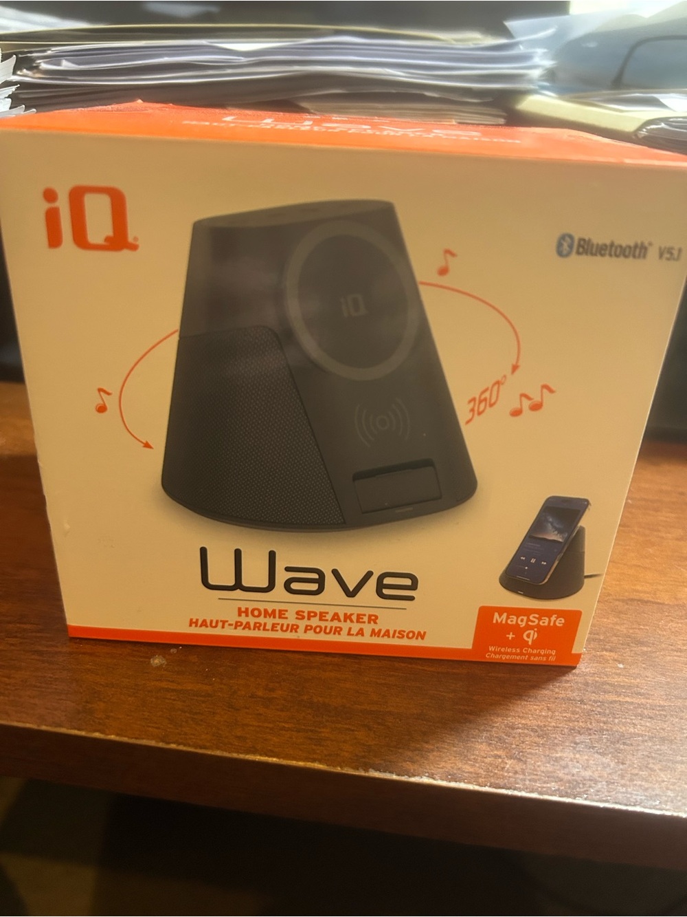 NEW in box - Wave Black Home Bluetooth Speaker with MagSafe Charging